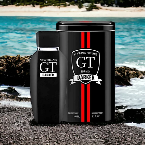 N ew Brand GT Darker Men EDT 100ml/ Ihlette : Guy Laroche Drakkar Noir