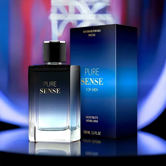 New Brand Pure Sense Men EDT 100ml / Ihlette : Jimmy Choo Man Blue